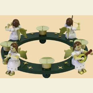 World of Light Candle Holder Angels Candle Holder Angel quartet - 5 inch - 12 cm