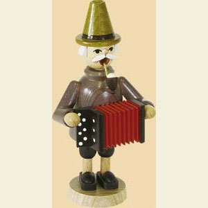R�ucherm�nner Berufe R�ucherm�nnchen Harmonikaspieler - 19 cm