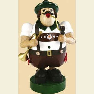Smokers Professions Smoker Octoberfest musician with Trumpet - 6 inch - 16 cm