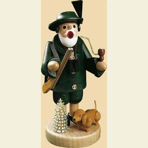 R�ucherm�nner Berufe R�ucherm�nnchen F�rster mit Dackel - 19 cm