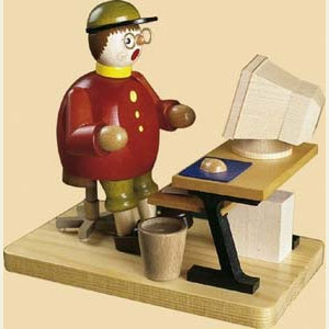 R�ucherm�nner Hobbies R�ucherm�nnchen Computerfreak sitzend - 14 cm