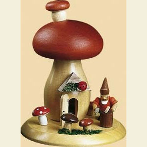 Smokers Misc. Smokers Smoker Smoking mushroom - Dwarf with hammer - 5 inch - 13 cm