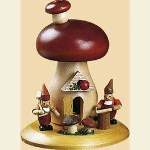 Smokers Misc. Smokers Smoker Smoking mushroom - Dwarfs - 5 inch - 13 cm