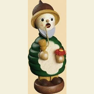 Smokers Misc. Smokers Smoker Gnome with flower - 4 inch - 10 cm