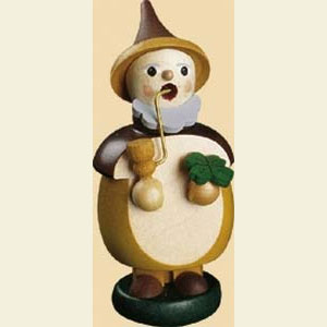 Smokers Misc. Smokers Smoker Gnome with cloverleaf - 4 inch - 10 cm