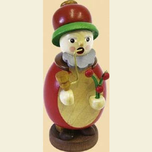 R�ucherm�nner Sonstige Figuren R�ucherm�nnchen Waldwichtel mit Hagebutte - 10 cm