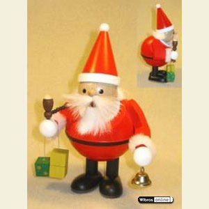 Smokers Santa Claus Smoker Santa - standing - 18 cm / 7 inch