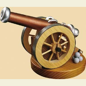 Smokers Misc. Smokers Smoker Historical Cannon for incense cones - 5 inch - 12 cm