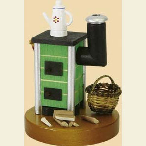 Smokers Misc. Smokers Smoker Oven green for incense cones - 6 inch - 14 cm