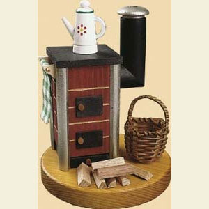 Smokers Misc. Smokers Smoker Oven red for incense cones - 6 inch - 14 cm