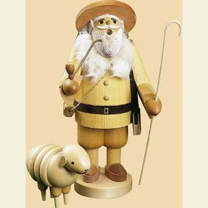 R�ucherm�nner Berufe R�ucherm�nnchen Sch�fer mit Schaf - 34 cm