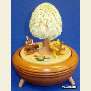 Music Boxes Misc. Motifs Music Box Teddys - 16 cm / 6 inch