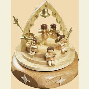 Spieldosen Engel Spieldose Engelskonzert natur - 15 cm