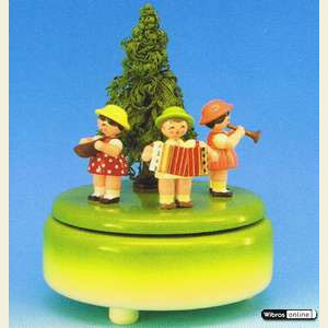 Music Boxes Misc. Motifs Music Box Flower Children - 14 cm / 5,5 inch