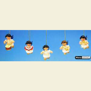 Small Figures & Ornaments Tree Ornaments Angel Ornaments Floating Angels Uhlig Floating Angels - Blue Wings - 27 pcs.