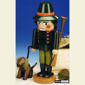 Nutcrackers Steinbach Nutcrackers New Models 2007 Nutcracker Hunter with dog - 35 cm / 14 inch