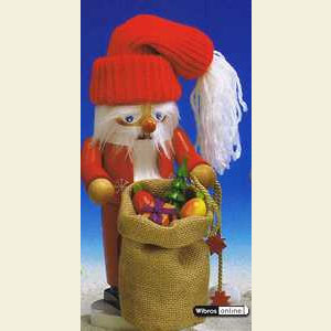 Nu�knacker Weihnachtsm�nner Nussknacker Nikolaus mit riesen M�tze - 30cm