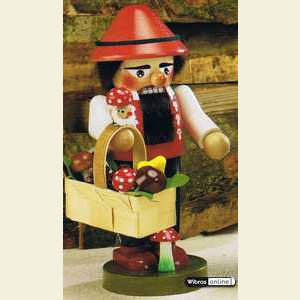Nutcrackers Hobbies Nutcracker Mushroompicker - 30cm / 11,5 inch