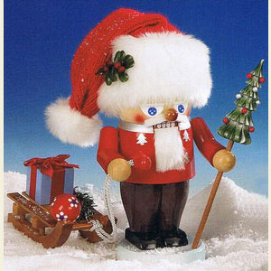 Nutcrackers Santa Claus Nutcracker Santa with sleigh - 25 cm / 10 inches