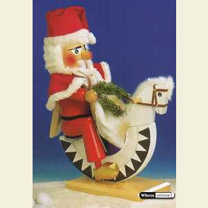 Nu�knacker Weihnachtsm�nner Nussknacker Santa Reiter - 40cm