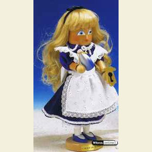 Nu�knacker Bekannte Personen Nussknacker Alice im Wunderland - 40cm - Limitierte Auflage