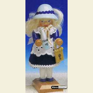 Nu�knacker Bekannte Personen Nussknacker Alice im Wunderland - 13cm - Limitierte Auflage