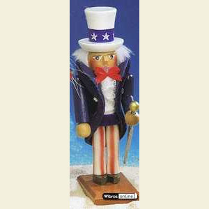 Nu�knacker Bekannte Personen Nussknacker Onkel Sam - 13cm