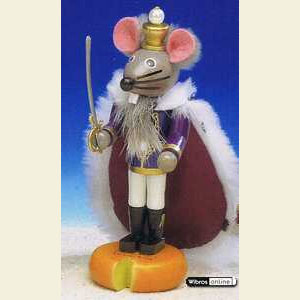 Nu�knacker Tiere Nussknacker M�usek�nig - 13cm - Limitierte Auflage