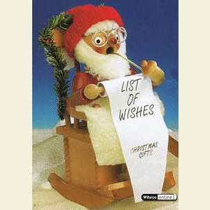 R�ucherm�nner Weihnachtsm�nner R�ucherm�nnchen Mr. Santa mit Musik - 25cm