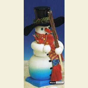 Smokers Snowmen Smoker Snowman - 25cm / 10 inch