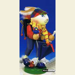 R�ucherm�nner Tiere R�ucherm�nnchen Happy Bunny - 25cm