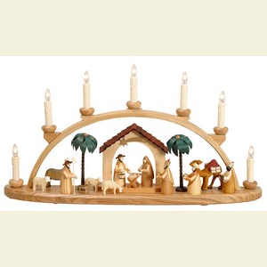Candle Arches All Candle Arches Schwibbogen - The Crib - 60 cm / 24 inches