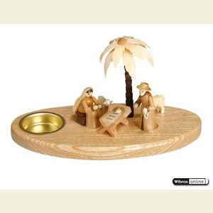 World of Light Candle Holder Nativity Candle Holder Nativity - 11cm / 4 inch