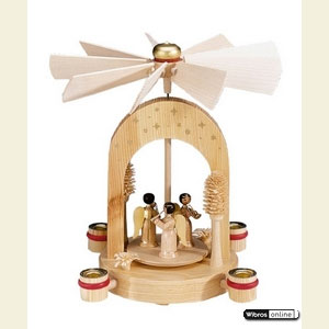Christmas-Pyramids 1-tier Pyramids 1-tier Pyramid - Angels - 26 cm / 10 inches
