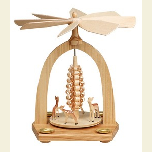 Christmas-Pyramids 1-tier Pyramids 1-tier Pyramid - Deer - 23 cm / 9 inches