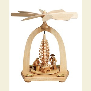 Weihnachtspyramiden 1-st�ckige Pyramiden 1-st�ckige Pyramide - Krippe - 23 cm