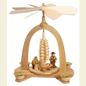Weihnachtspyramiden 1-st�ckige Pyramiden 1- st�ckige Pyramide - Krippe - 23 cm