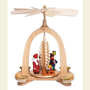 Christmas-Pyramids 1-tier Pyramids 1-tier Pyramid - Santa - 23 cm / 9 inches