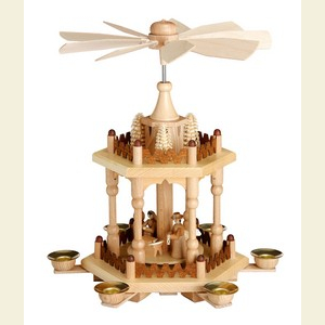 Christmas-Pyramids 2-tier Pyramids 2-tier pyramid - Merry Christmas - 29cm / 11 inch