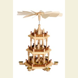 Christmas-Pyramids 3-tier Pyramids 3-tier pyramid - Merry Christmas - 41cm / 16 inch