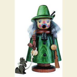 Smokers Professions Smoker Forest Ranger with dog - 14 cm / 5.5 inches