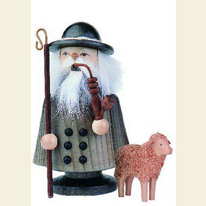 Smokers Professions Smoker Shepherd with sheep - 13 cm / 5 inches
