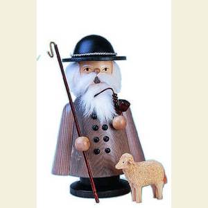Smokers Professions Smoker Shepherd with sheep - 22 cm / 8.5 inches