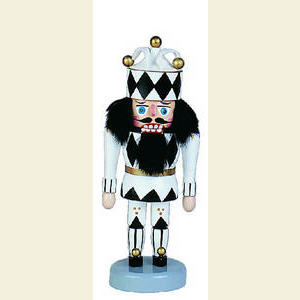Nu�knacker Sonstige Nu�knacker Nussknacker Hofnarr schwarz - wei� - 26 cm