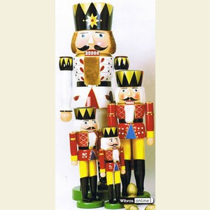 Nu�knacker K�nige Nussknacker K�nig rot - 75 cm