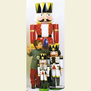 Nutcrackers Kings Nutcracker King white - 90 cm / 35 inches