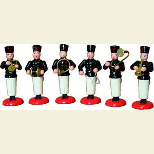Kleine Figuren & Miniaturen alles Andere Bergmannkapelle - 6-teilig - 7,5 cm