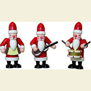 Kleine Figuren & Miniaturen Weihnachtsmann Weihnachtsmann - Trio - 7,5 cm