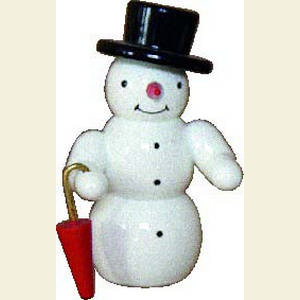 Kleine Figuren & Miniaturen alles Andere Schneemann mit Schirm - 5,5 cm