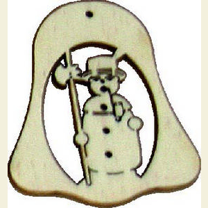 Small Figures & Ornaments Tree Ornaments Misc. Tree Ornaments Bell - Nightwatchman - 5 cm / 2 inches
